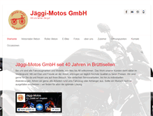 Tablet Screenshot of jaeggi-motos.ch